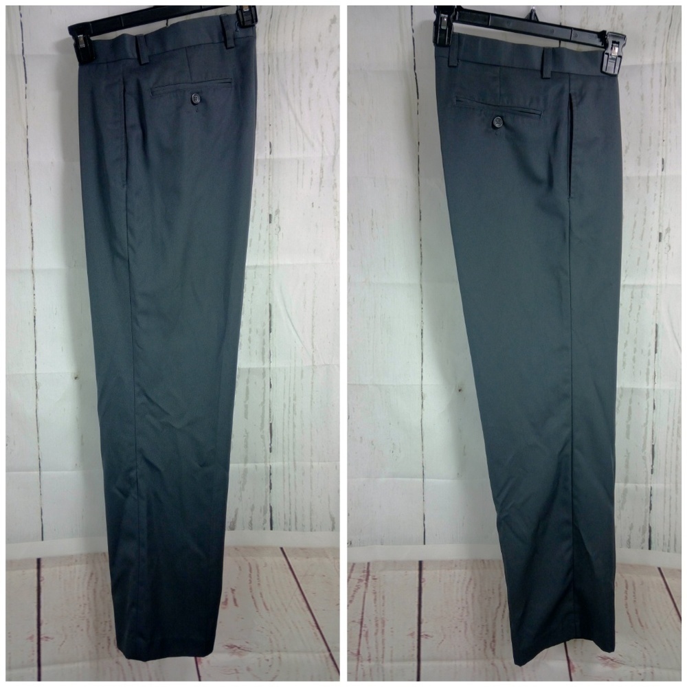 Michael Brandon Charcoal Gray Dress Pants 32x30 Fl